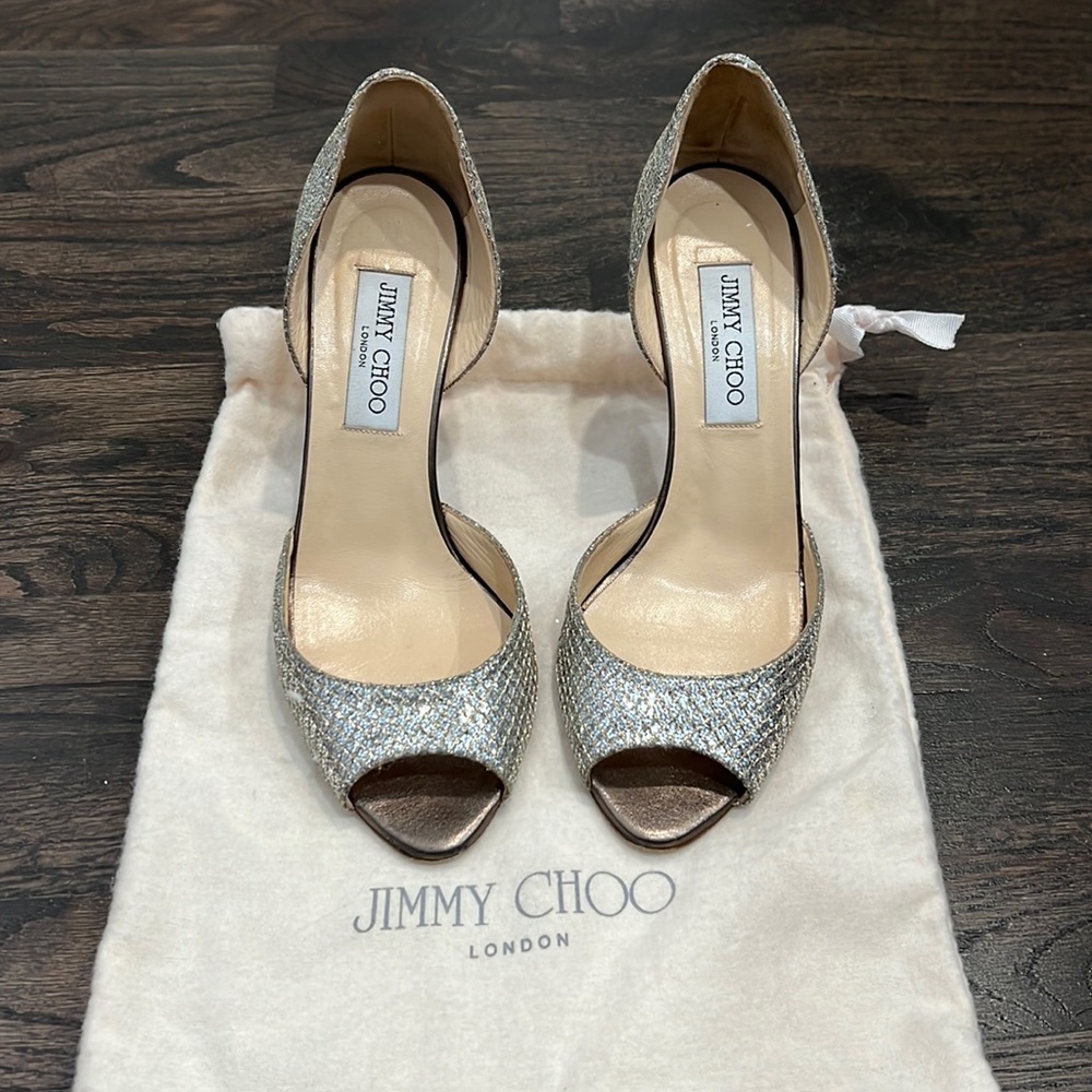 Jimmy Choo Open Toe Heels